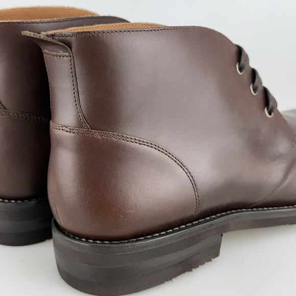 Allen Edmonds Donovan Boot Leather Shoes Size 11.5 US 8656 Brown Chukka